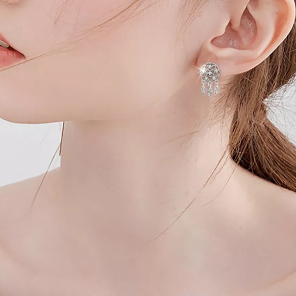 Dreamcatcher Stud Earrings Personalized Dreamcatcher Earrings Jewelry For Women - Picture 8 of 16